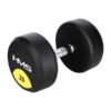Kurzhanteln 25 kg Rundhantel Hanteln Gewichte Gummiert Krafttraining Fitness