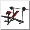 Hantelbank Klappbare Multifunktion Trainingsbank Fitnessbank Schrägbank Verstellbare Bein Training
