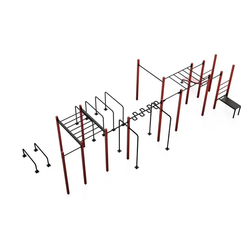 Entdecken Sie unseren erstklassigen Street Workout Park für ein effektives und anspruchsvolles Outdoor-Training. Unser Park bietet eine Vielzahl von Outdoor-Fitnessgeräten, darunter Klimmzugstangen, Barren, Dip-Stationen und mehr. Diese hochwertigen Geräte ermöglichen es Ihnen, Kraft und Ausdauer im Freien zu steigern. Genießen Sie das Training an der frischen Luft und nutzen Sie die Vielseitigkeit unseres Street Workout Parks für Calisthenics-Übungen, Pull-Ups, Dips und vieles mehr. Verwandeln Sie Ihr Trainingserlebnis im Freien mit unserem Street Workout Park in ein inspirierendes und effektives Fitnessabenteuer