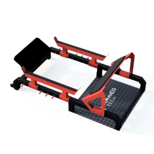 Eine "Hip Thrust Station Bank" ist ein spezielles Fitnessgerät, das für die Durchführung von Hip Thrust Übungen entwickelt wurde. Hip Thrusts sind eine effektive Übung, um die Gesäßmuskulatur, insbesondere den Gluteus Maximus, zu stärken und zu straffen. Hier ist eine Beschreibung, die die Hauptmerkmale einer solchen Bank hervorhebt