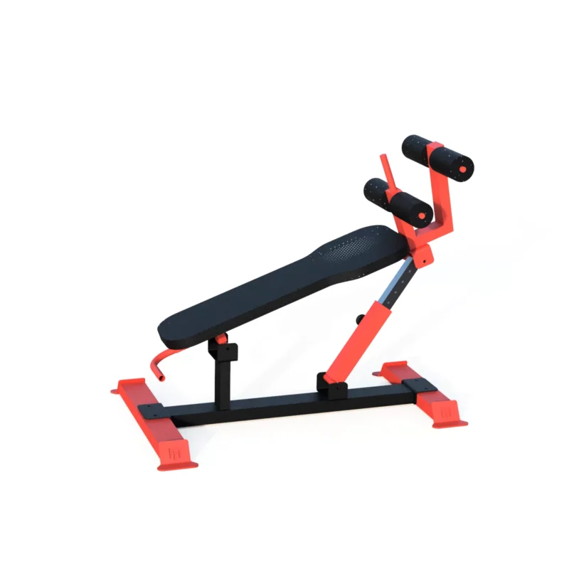 Eine verstellbare Bank für Bauchübungen ist ein spezielles Fitnessgerät, das entwickelt wurde, um gezielte Übungen für die Bauchmuskulatur durchzuführen. Hier ist eine Beschreibung, die die Hauptmerkmale einer solchen Bank hervorheb