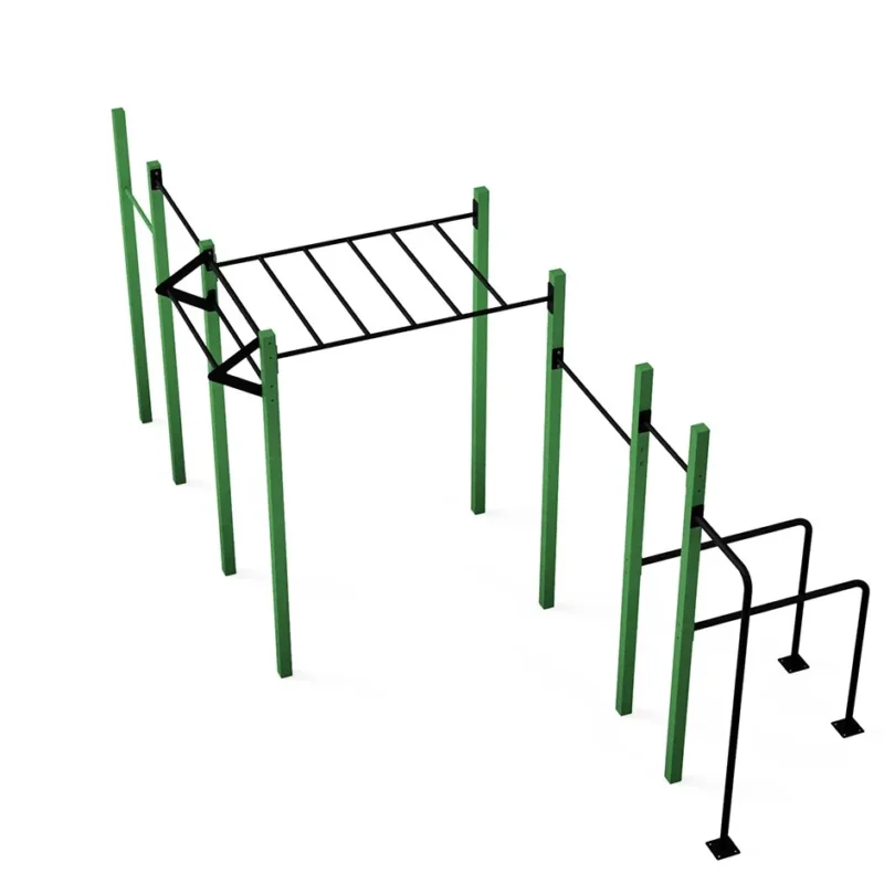 Entdecken Sie unseren erstklassigen Street Workout Park für ein effektives und anspruchsvolles Outdoor-Training. Unser Park bietet eine Vielzahl von Outdoor-Fitnessgeräten, darunter Klimmzugstangen, Barren, Dip-Stationen und mehr. Diese hochwertigen Geräte ermöglichen es Ihnen, Kraft und Ausdauer im Freien zu steigern. Genießen Sie das Training an der frischen Luft und nutzen Sie die Vielseitigkeit unseres Street Workout Parks für Calisthenics-Übungen, Pull-Ups, Dips und vieles mehr. Verwandeln Sie Ihr Trainingserlebnis im Freien mit unserem Street Workout Park in ein inspirierendes und effektives Fitnessabenteuer