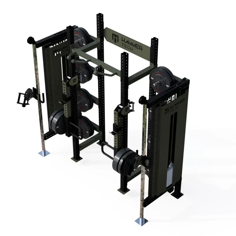 Dual Pulley Half Rack Kraftstation Multi Kraftstation