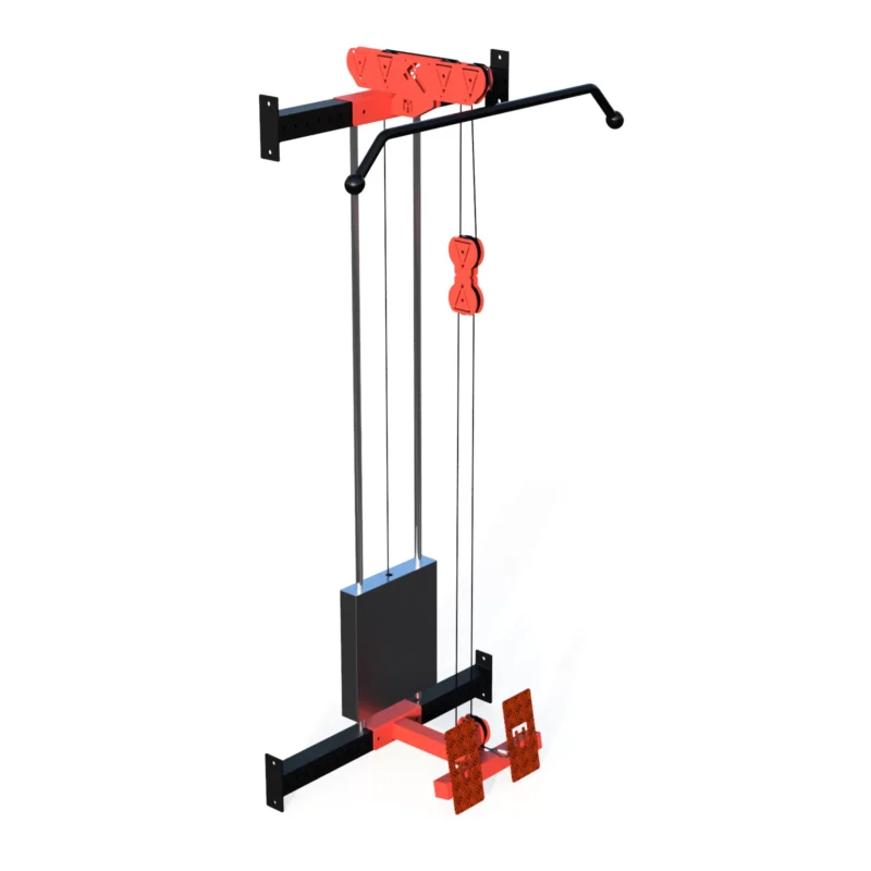 Stapellift 80 kg auf/ab RACK TYPE ist ein Gerät, mit dem Sie alle Modelle der Hammer Tech-Trainingskäfige der PRO-Serie erweitern können. Der Aufzug ist mit zwei Stationen ausgestattet, die eine Bewegung sowohl von unten als auch von oben ermöglichen.