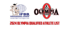 Mr. Olympia 2024 Qualifizierte Athleten