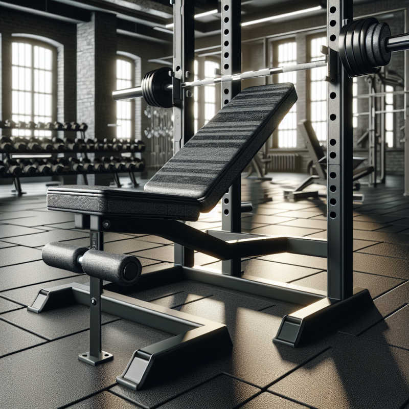 Hantelbank mit Ablage