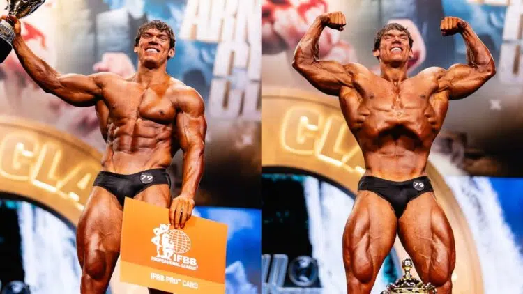 Sam Sulek holt Pro Card auf der Arnold Amateur 2025